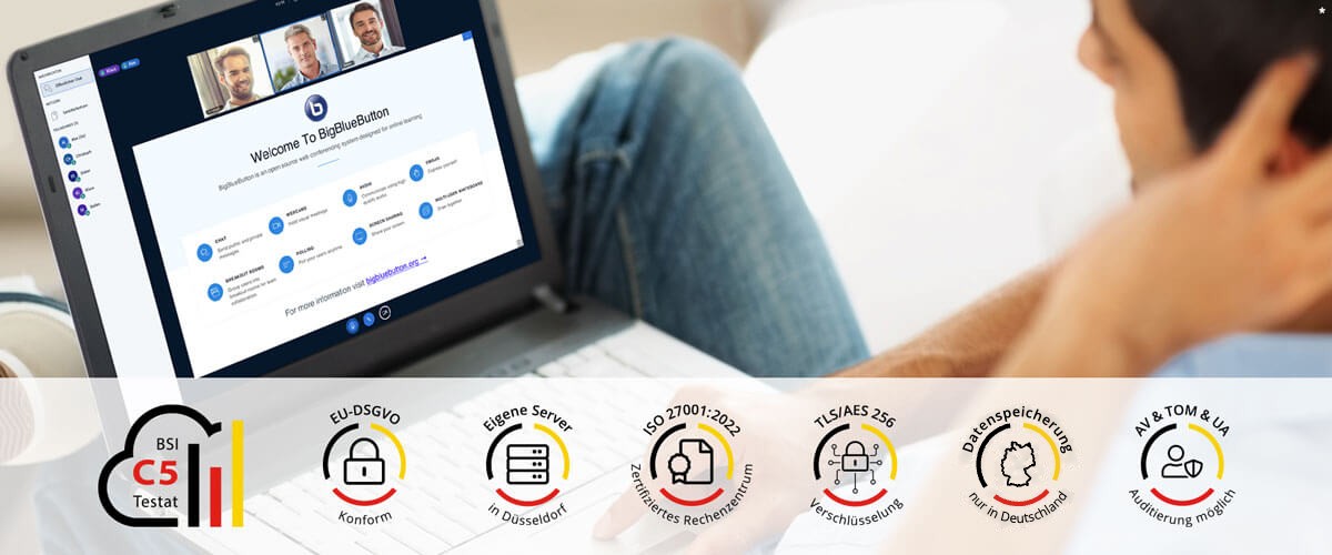 BBB-Server für BigBlueButton* – gehostet in Deutschland BBB-Server für BigBlueButton* – gehostet in Deutschland